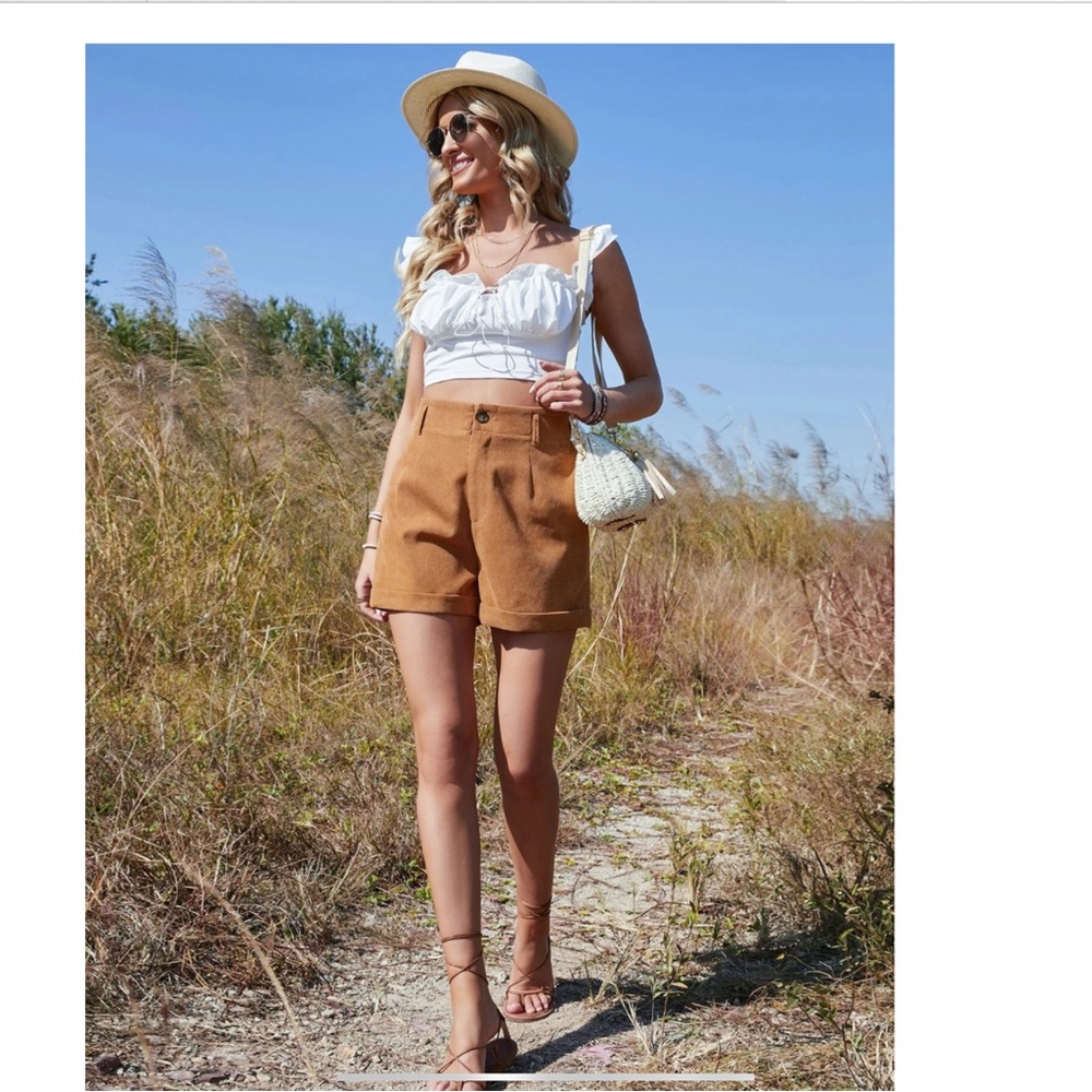 🆕 SHEIN corduroy shorts NWOT